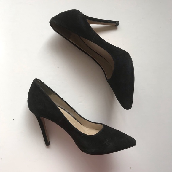 Karen Millen Shoes - Karen Millen Black Suede Stilettos